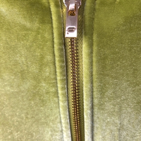 FABLETIC Lime Green Velvet Women's Jacket SIZE 3X NEW - Picture 3 of 7
